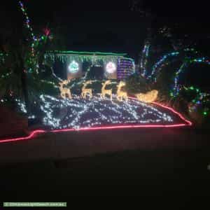 Christmas Light display at 14 Gillespie Court, Cranbourne North