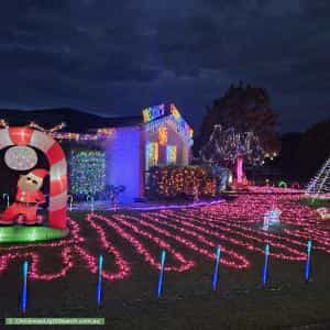 Christmas Light display at 76 Abel Tasman Drive, Lake Cathie