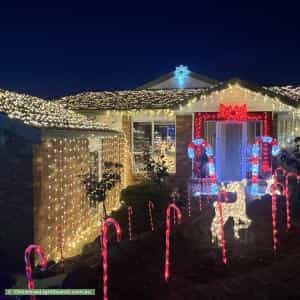Christmas Light display at 17 Valley View Crescent, Berwick