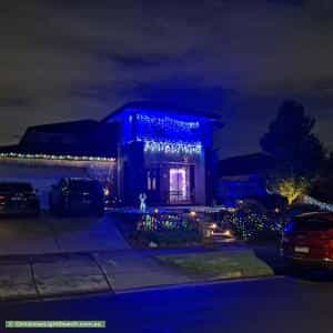 Christmas Light display at 13 Vista Crescent, Rowville