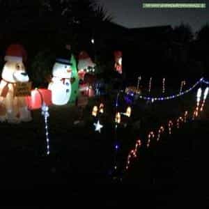 Christmas Light display at 12 Mullans Street, Melton South