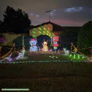 Christmas Light display at 32 Wilterna Crescent, Smithfield