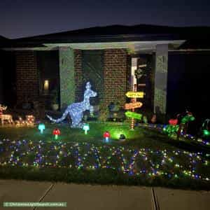 Christmas Light display at 8 Doriemus Street, Cranbourne East