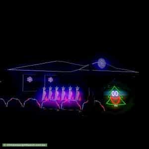 Christmas Light display at 5 Kingslea Court, Ooralea