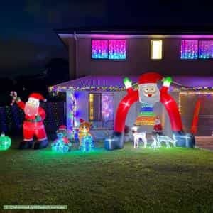 Christmas Light display at 11 Elgata Avenue, Loganholme