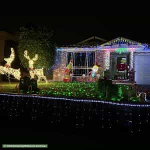Christmas Light display at 6 Jirramba Court, Glenmore Park