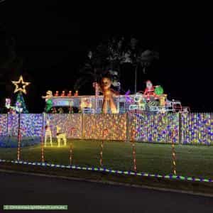 Christmas Light display at 9 Kerrong Court, Shailer Park