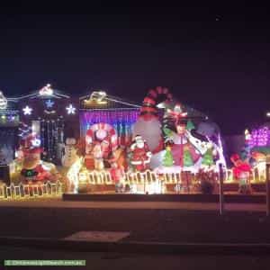 Christmas Light display at 2 Wanderers Lane, Kialla