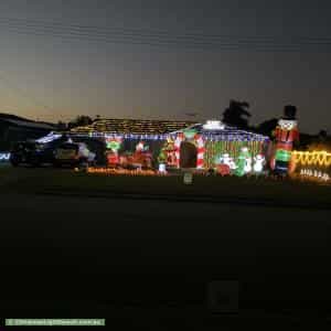 Christmas Light display at 7 Saurel Way, Ferndale