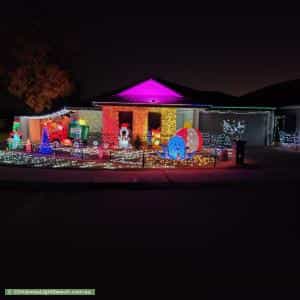 Christmas Light display at 1 Gibbney Way, Ellenbrook