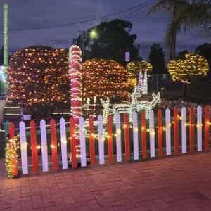 Christmas Light display at 26 Hampden Road, Mount Barker