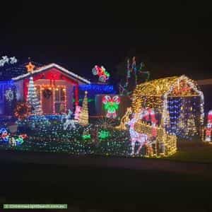 Christmas Light display at 4 Denham Court, Kealba