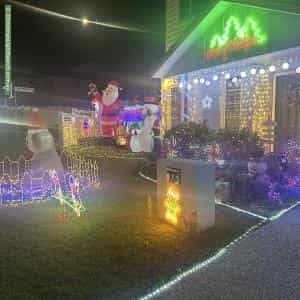 Christmas Light display at 16 Arbor Terrace, Wellington Point
