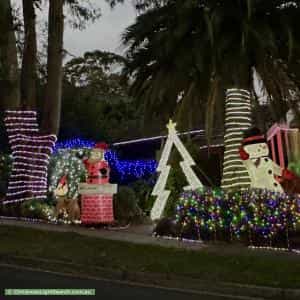 Christmas Light display at 48 Sunhill Road, Mount Waverley