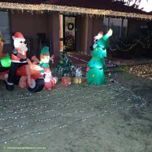 Christmas Light display at 65 Burnham Way, Girrawheen