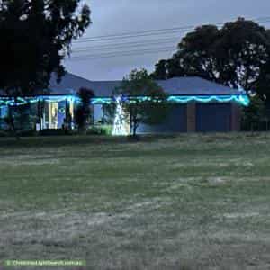 Christmas Light display at 54 Browns Lane, Plenty
