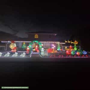 Christmas Light display at 42 Tasman Highway, Sorell
