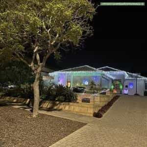 Christmas Light display at 114 Brookdale Street, Floreat