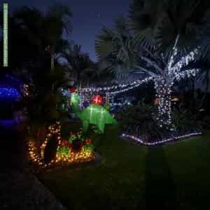 Christmas Light display at 43 Lookout Place, Narangba
