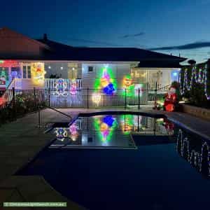 Christmas Light display at 9 Corberry Street, The Range