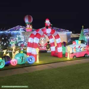 Christmas Light display at 5 Bowral Way, Traralgon