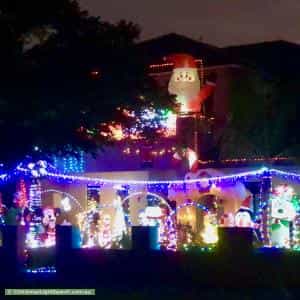 Christmas Light display at 2 The Link, Taylors Hill