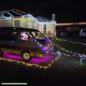 Christmas Light display at 21 Cinerea Avenue, Ferntree Gully