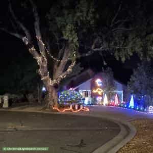Christmas Light display at  Federation Court, Bellevue Heights