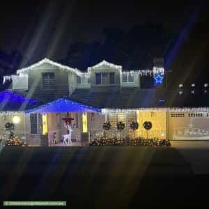 Christmas Light display at 13 Bucknell Road, Bibra Lake