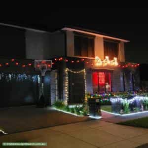 Christmas Light display at 20a Kalimna Avenue, Mulgrave