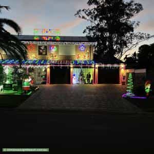 Christmas Light display at 29 Soling Crescent, Cranebrook