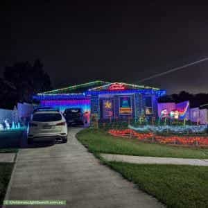 Christmas Light display at 3 Mahoney Drive, Campbelltown