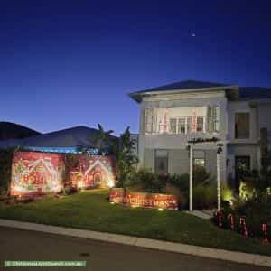 Christmas Light display at 7 Auger Way, Alkimos