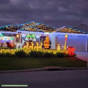 Christmas Light display at 23 Elwell Street, Secret Harbour