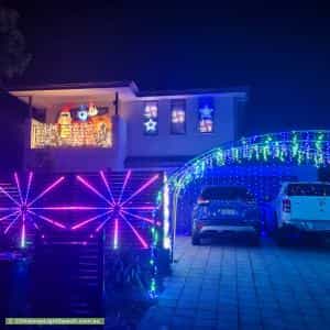 Christmas Light display at 4 Enna Street, Flagstaff Hill