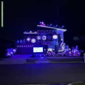 Christmas Light display at 19 Rivington Road, Point Cook