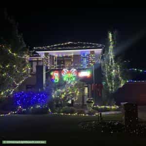 Christmas Light display at 6 Wynnewood Court, Templestowe