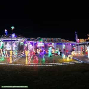 Christmas Light display at 41 Wildflower Crescent, Hoppers Crossing