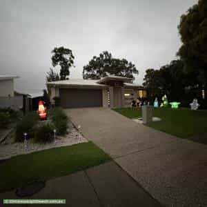 Christmas Light display at 62 Picnic Creek Drive, Coomera