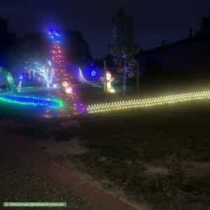 Christmas Light display at 19 Maranboy Street, Fisher