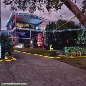 Christmas Light display at 14 Blue Bell Drive, Wamberal
