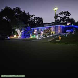 Christmas Light display at 28 Hermitage Place, Wynn Vale