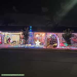 Christmas Light display at 35 Browning Avenue, Fulham Gardens