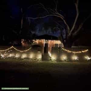 Christmas Light display at 28 Mark Street, Rosebud
