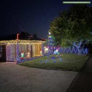 Christmas Light display at 70 North Road, Warragul