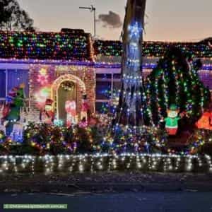 Christmas Light display at 42 Pennington Crescent, Calwell