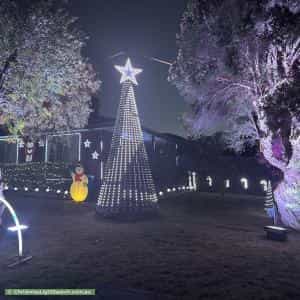 Christmas Light display at 6 Rosemont Drive, Narre Warren