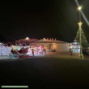 Christmas Light display at 18 Maitland Rise, Woodvale