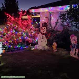 Christmas Light display at 8 Sunset Place, Ocean Grove