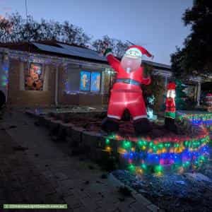 Christmas Light display at 35 Trifund Court, Merriwa